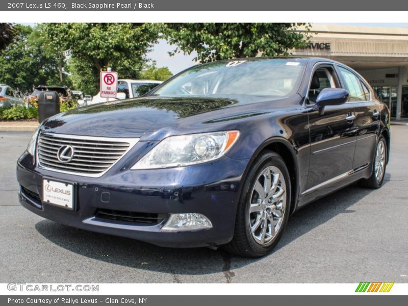 Black Sapphire Pearl / Black 2007 Lexus LS 460