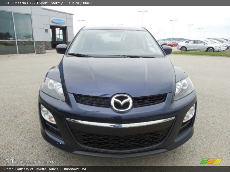 Stormy Blue Mica / Black 2012 Mazda CX-7 i Sport