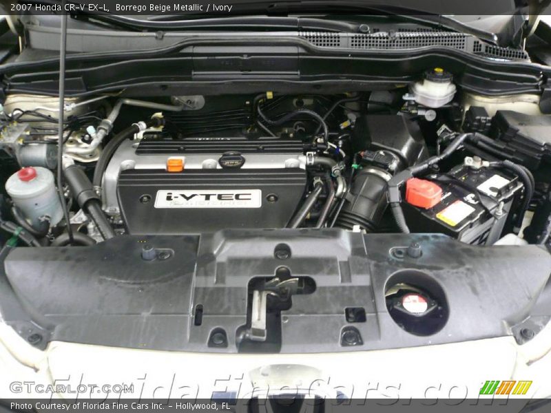 Borrego Beige Metallic / Ivory 2007 Honda CR-V EX-L