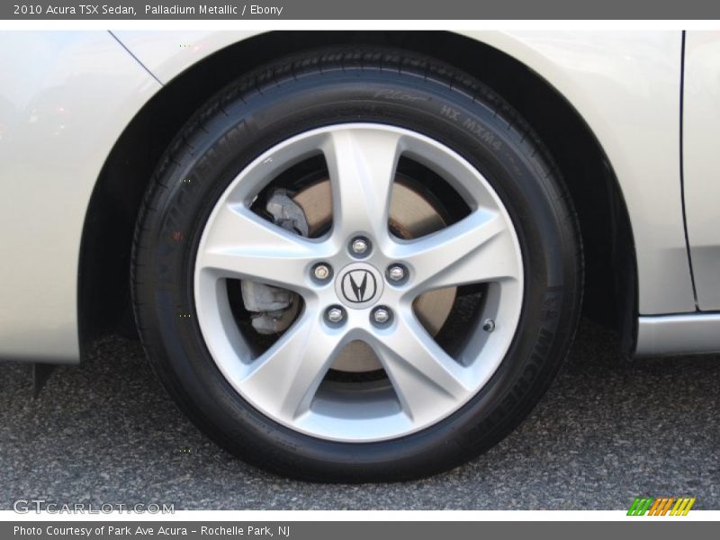 Palladium Metallic / Ebony 2010 Acura TSX Sedan