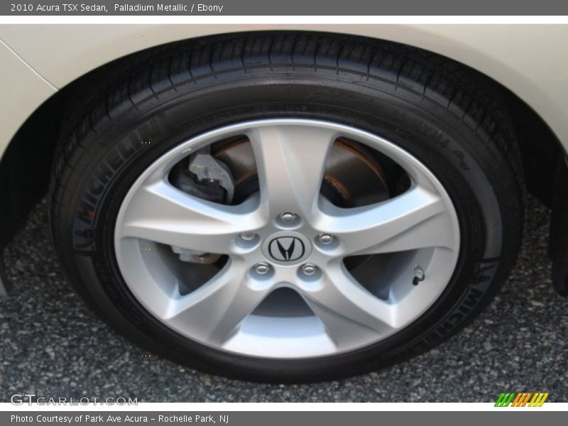 Palladium Metallic / Ebony 2010 Acura TSX Sedan
