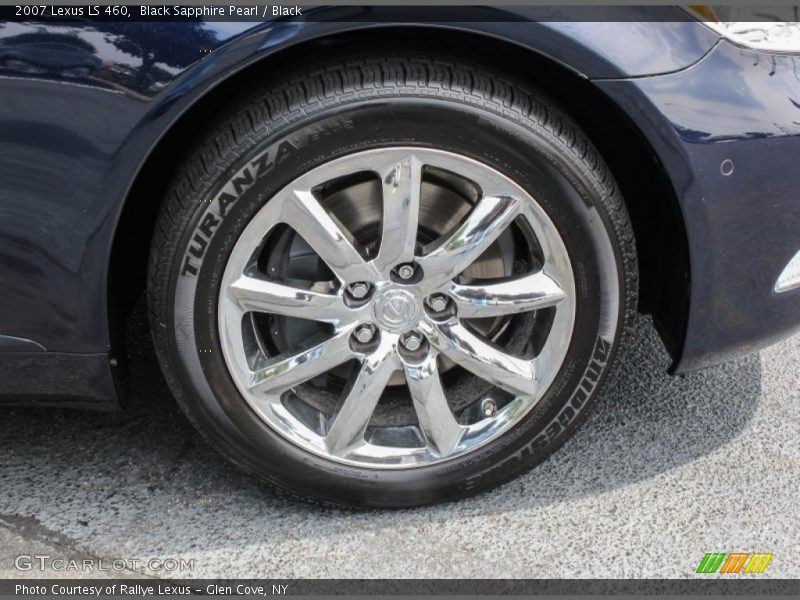Black Sapphire Pearl / Black 2007 Lexus LS 460