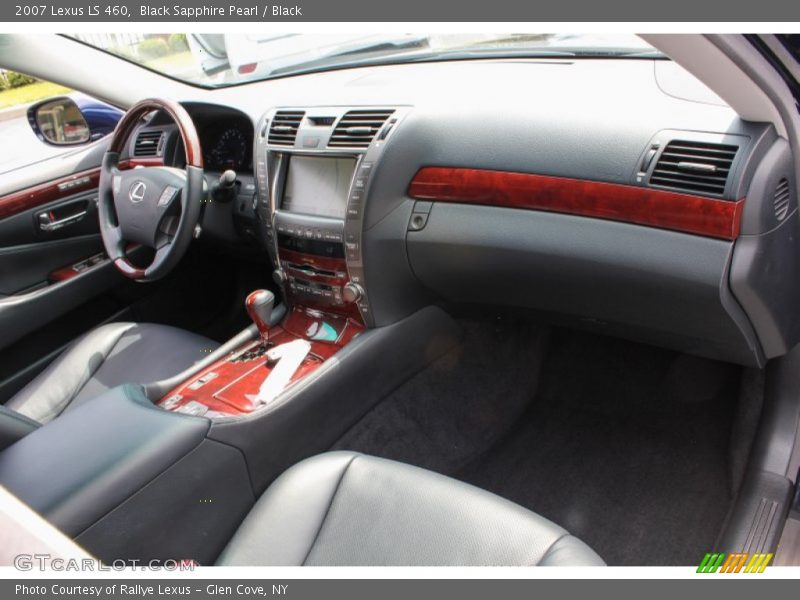 Black Sapphire Pearl / Black 2007 Lexus LS 460