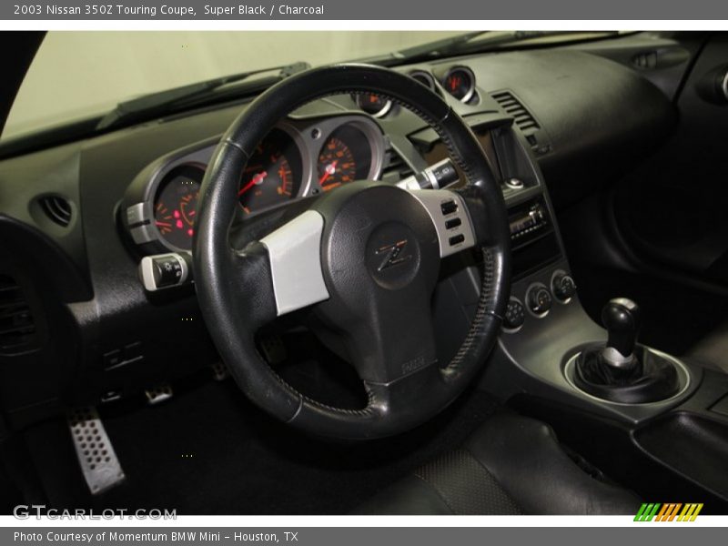 Super Black / Charcoal 2003 Nissan 350Z Touring Coupe
