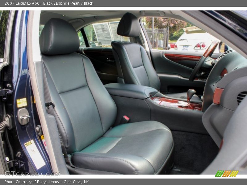 Black Sapphire Pearl / Black 2007 Lexus LS 460
