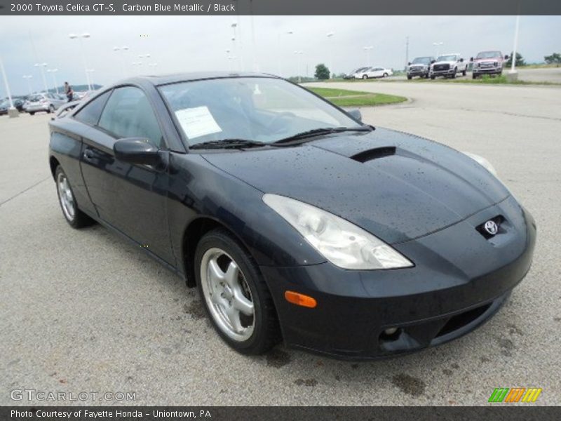 Carbon Blue Metallic / Black 2000 Toyota Celica GT-S