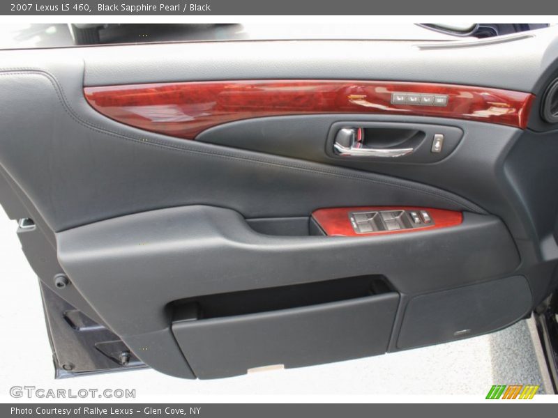 Black Sapphire Pearl / Black 2007 Lexus LS 460