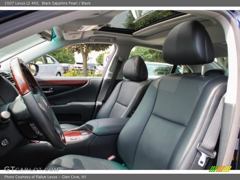 Black Sapphire Pearl / Black 2007 Lexus LS 460