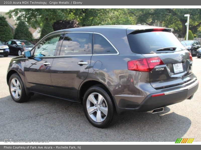 Grigio Metallic / Ebony 2010 Acura MDX Technology