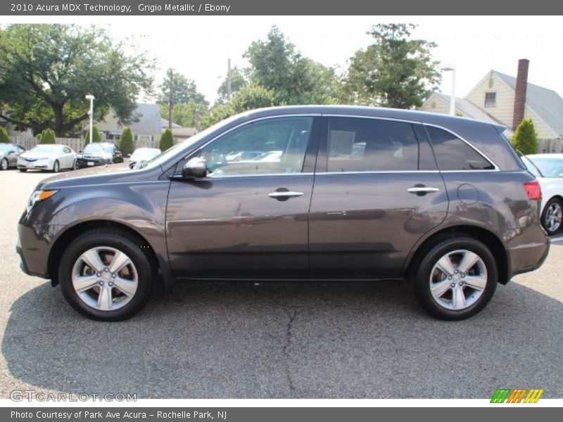 Grigio Metallic / Ebony 2010 Acura MDX Technology
