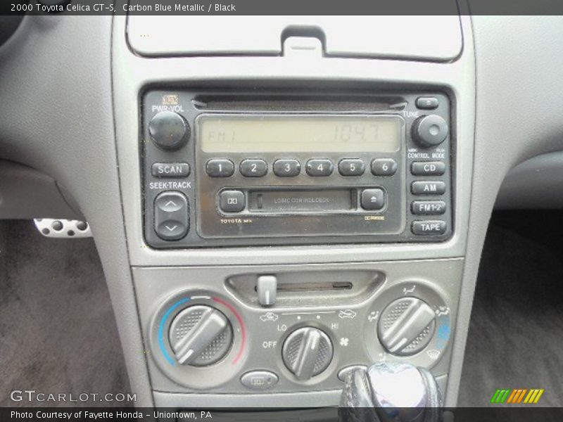 Carbon Blue Metallic / Black 2000 Toyota Celica GT-S