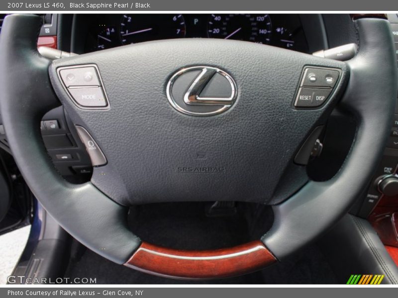 Black Sapphire Pearl / Black 2007 Lexus LS 460