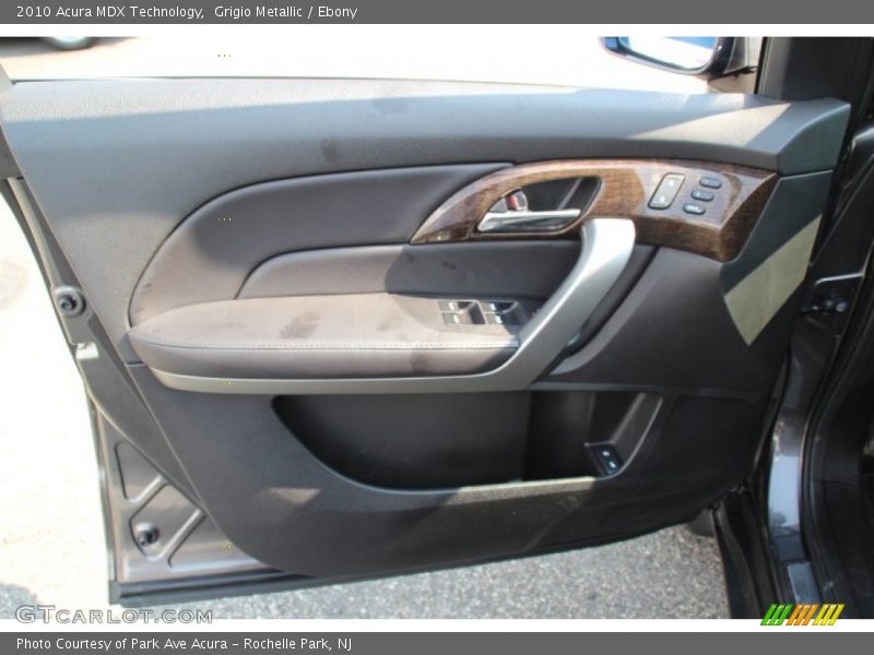 Grigio Metallic / Ebony 2010 Acura MDX Technology
