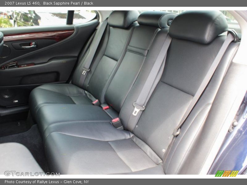 Black Sapphire Pearl / Black 2007 Lexus LS 460