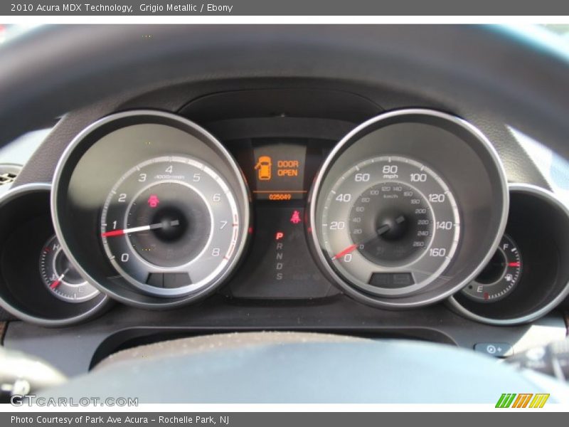 Grigio Metallic / Ebony 2010 Acura MDX Technology
