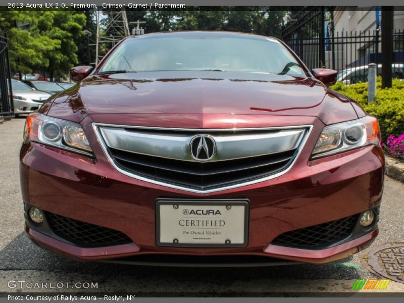 Crimson Garnet / Parchment 2013 Acura ILX 2.0L Premium