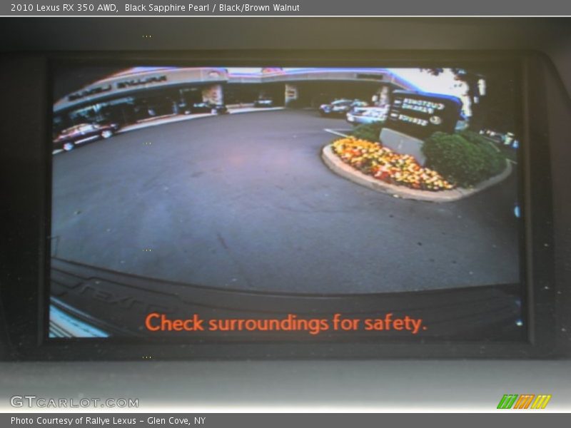 Black Sapphire Pearl / Black/Brown Walnut 2010 Lexus RX 350 AWD