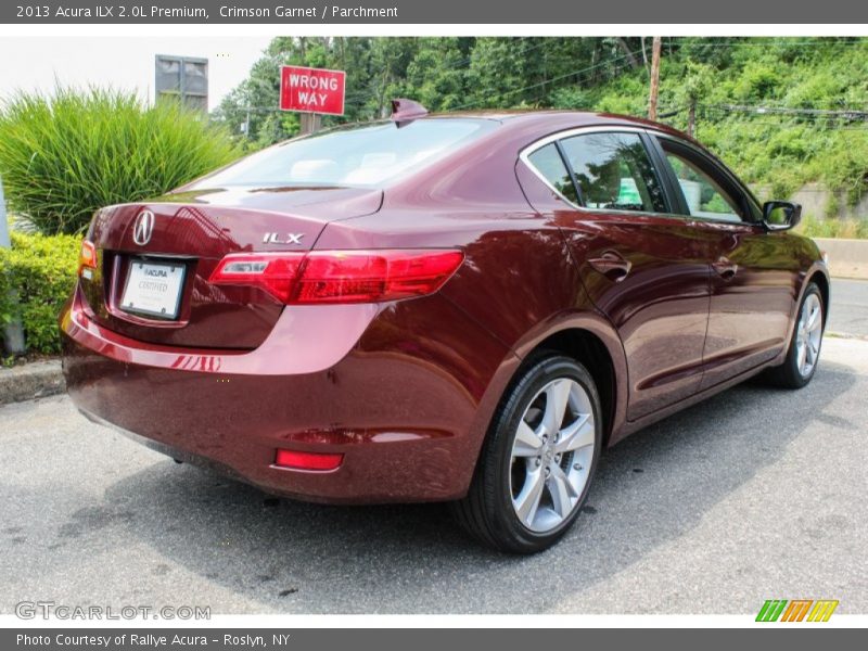 Crimson Garnet / Parchment 2013 Acura ILX 2.0L Premium