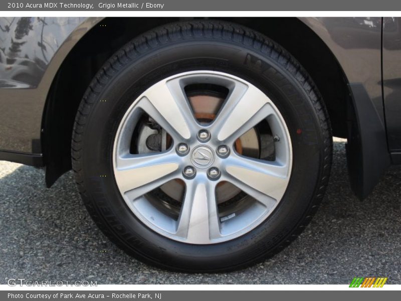 Grigio Metallic / Ebony 2010 Acura MDX Technology