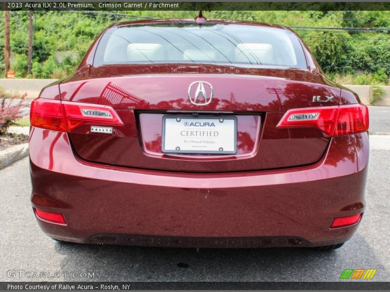 Crimson Garnet / Parchment 2013 Acura ILX 2.0L Premium