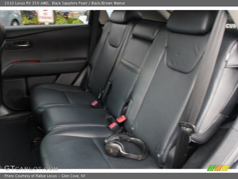 Black Sapphire Pearl / Black/Brown Walnut 2010 Lexus RX 350 AWD