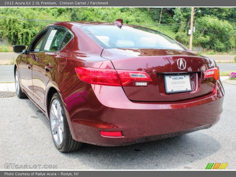 Crimson Garnet / Parchment 2013 Acura ILX 2.0L Premium