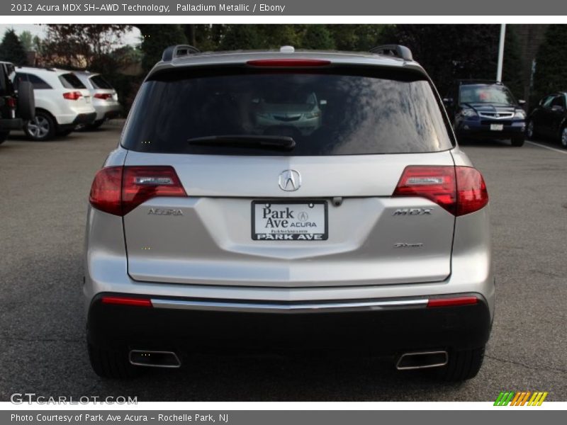 Palladium Metallic / Ebony 2012 Acura MDX SH-AWD Technology