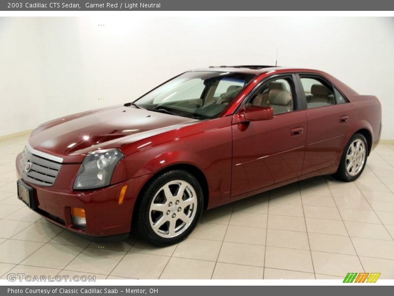 Garnet Red / Light Neutral 2003 Cadillac CTS Sedan