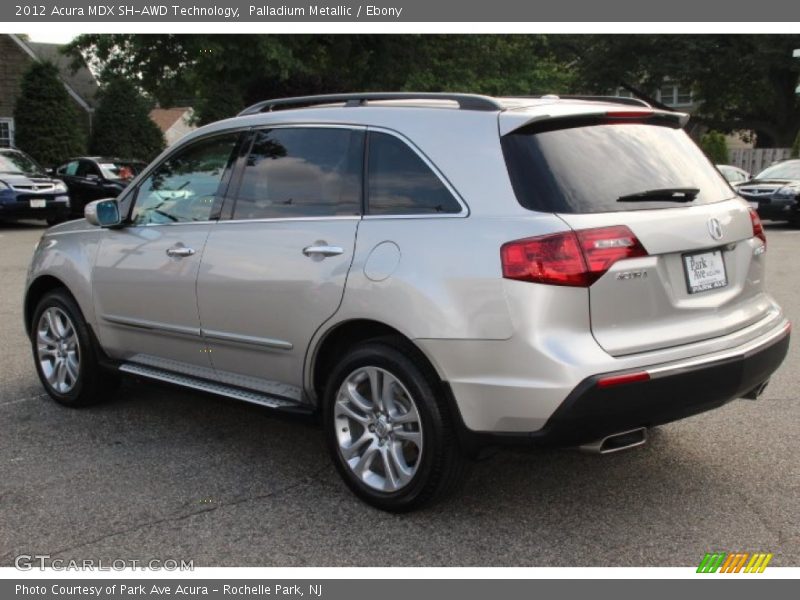 Palladium Metallic / Ebony 2012 Acura MDX SH-AWD Technology
