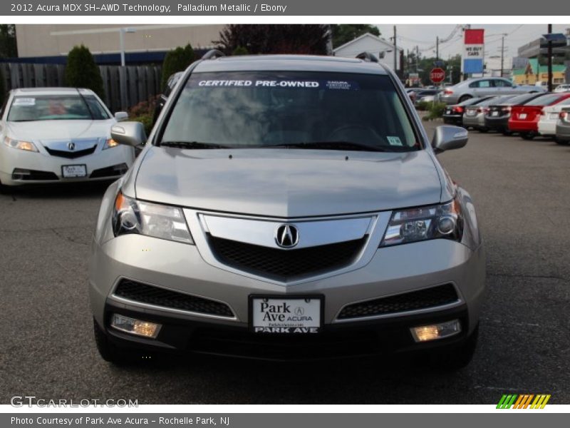 Palladium Metallic / Ebony 2012 Acura MDX SH-AWD Technology