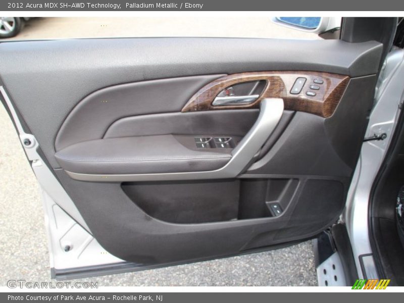 Palladium Metallic / Ebony 2012 Acura MDX SH-AWD Technology