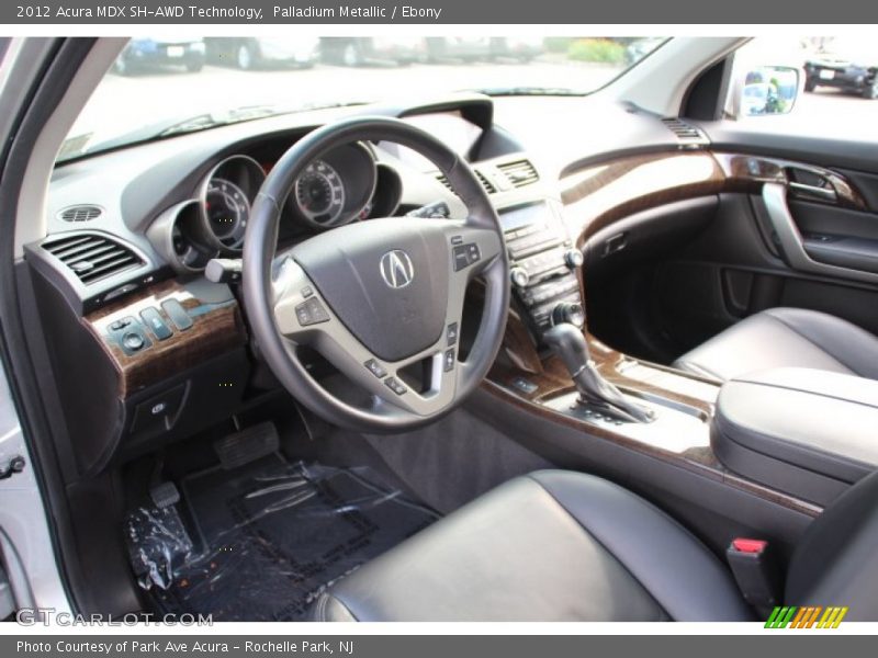 Palladium Metallic / Ebony 2012 Acura MDX SH-AWD Technology