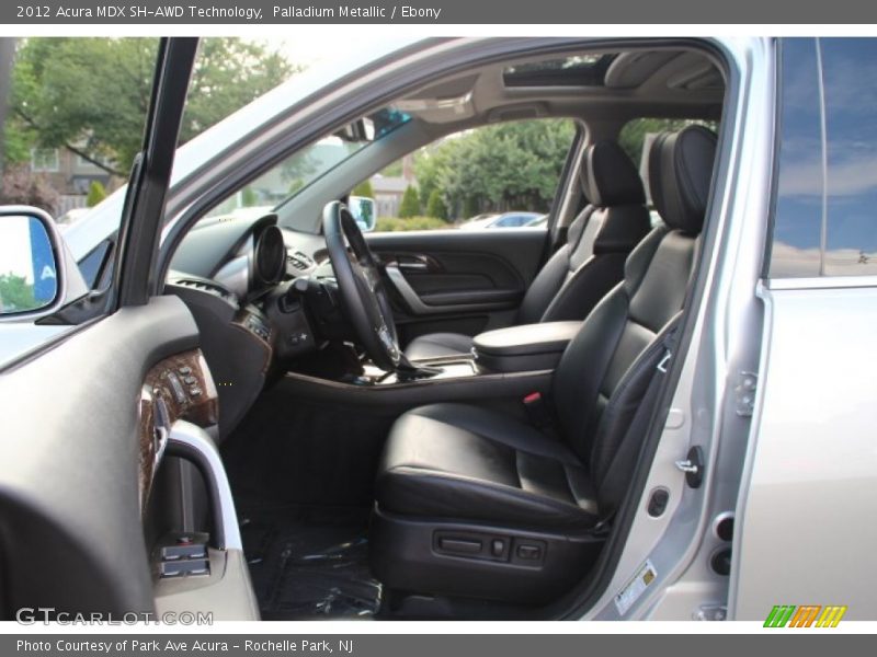 Palladium Metallic / Ebony 2012 Acura MDX SH-AWD Technology