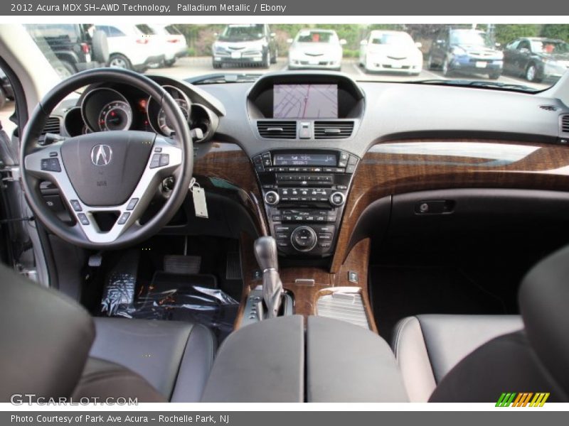 Palladium Metallic / Ebony 2012 Acura MDX SH-AWD Technology