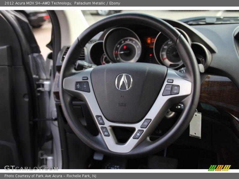 Palladium Metallic / Ebony 2012 Acura MDX SH-AWD Technology
