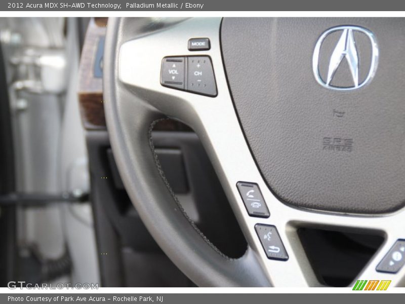 Palladium Metallic / Ebony 2012 Acura MDX SH-AWD Technology