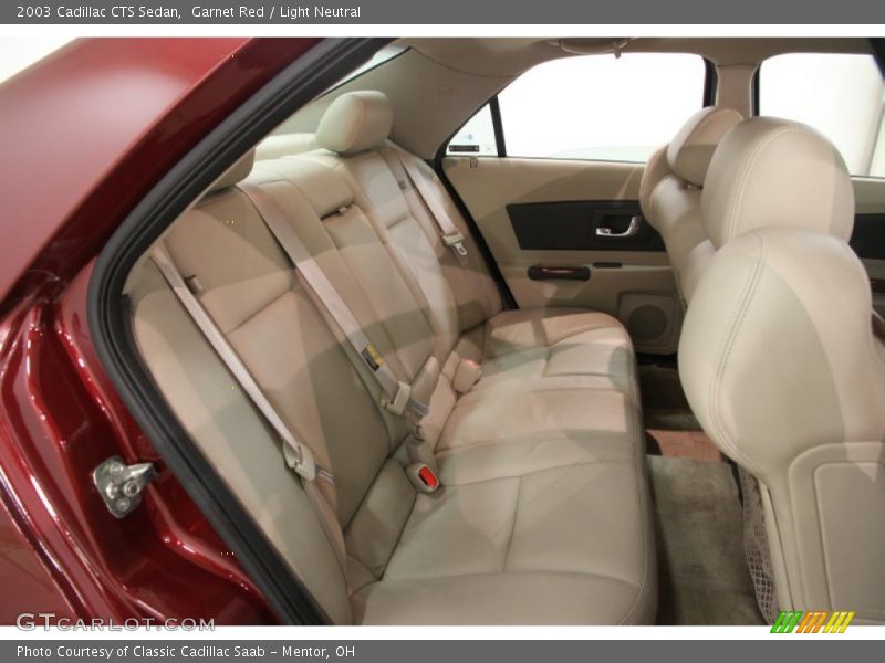 Garnet Red / Light Neutral 2003 Cadillac CTS Sedan