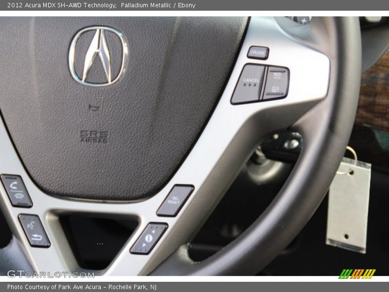 Palladium Metallic / Ebony 2012 Acura MDX SH-AWD Technology