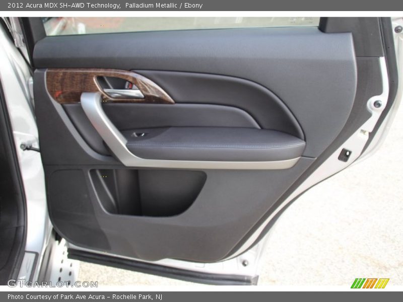 Palladium Metallic / Ebony 2012 Acura MDX SH-AWD Technology