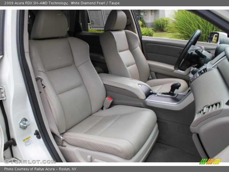 White Diamond Pearl / Taupe 2009 Acura RDX SH-AWD Technology