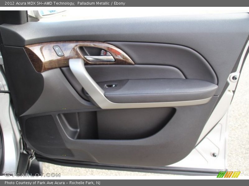 Palladium Metallic / Ebony 2012 Acura MDX SH-AWD Technology