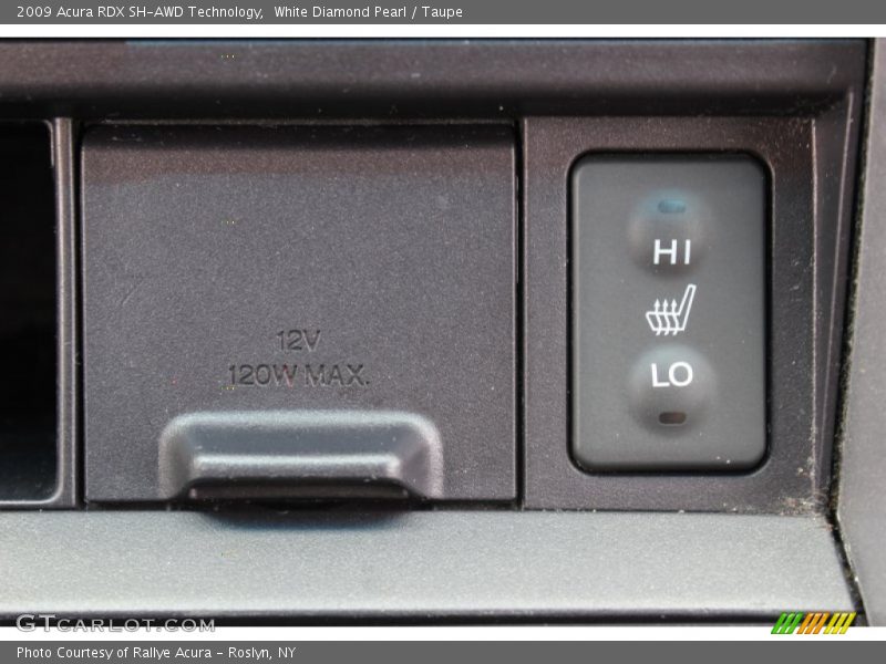 White Diamond Pearl / Taupe 2009 Acura RDX SH-AWD Technology