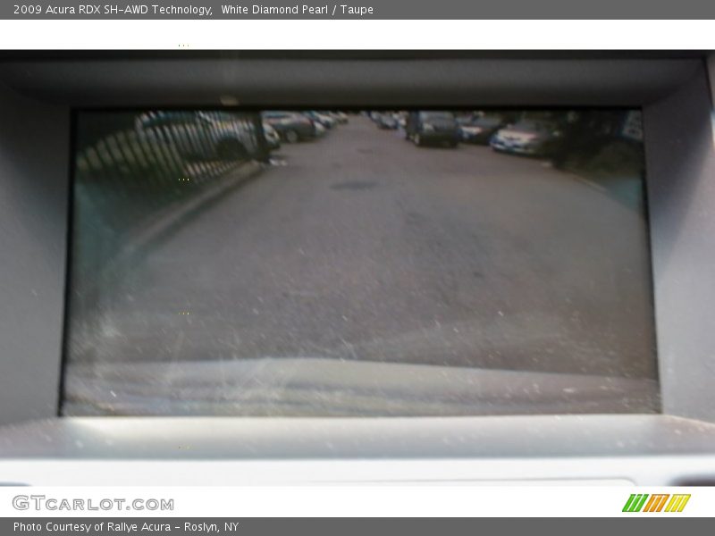 White Diamond Pearl / Taupe 2009 Acura RDX SH-AWD Technology