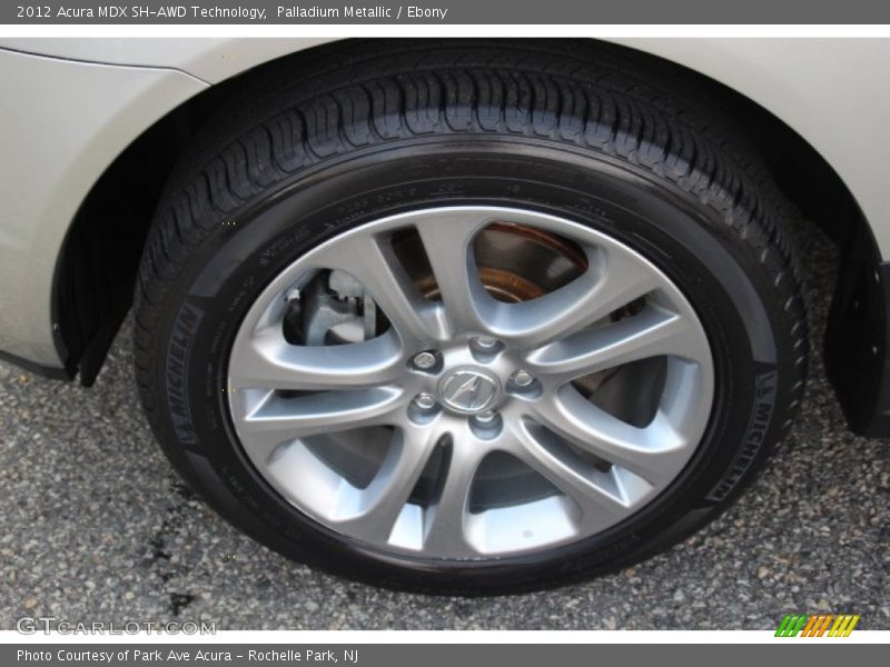 Palladium Metallic / Ebony 2012 Acura MDX SH-AWD Technology