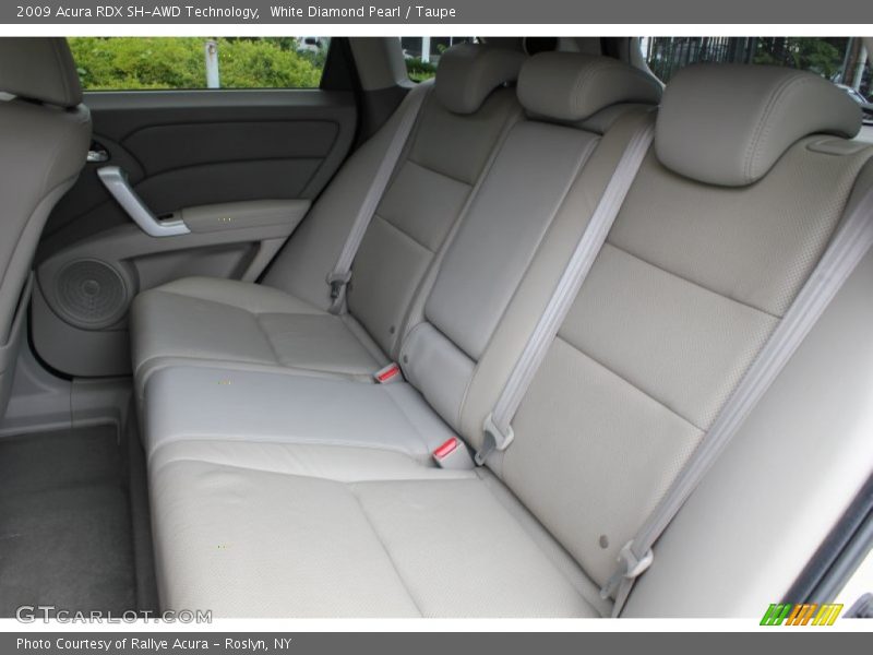 White Diamond Pearl / Taupe 2009 Acura RDX SH-AWD Technology