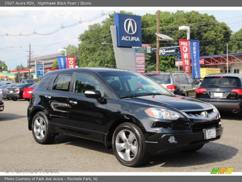 Nighthawk Black Pearl / Ebony 2007 Acura RDX