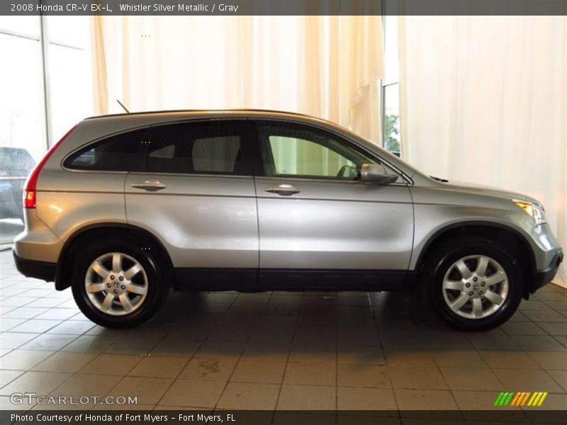 Whistler Silver Metallic / Gray 2008 Honda CR-V EX-L