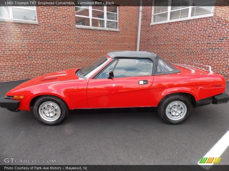  1980 TR7 Drophead Convertible Vermillion Red