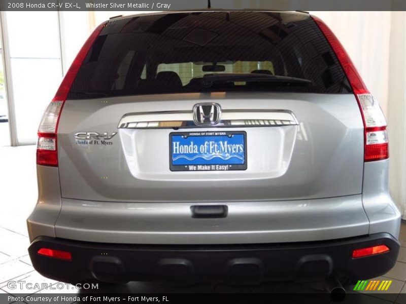 Whistler Silver Metallic / Gray 2008 Honda CR-V EX-L