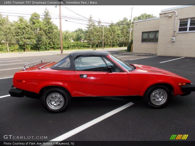 Vermillion Red / Black 1980 Triumph TR7 Drophead Convertible